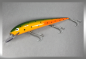 Mobile Preview: Nils Master Invincible 25 cm Floating Wobbler, Farbe: 032 grün/orange/rot/gepunktet, Gewicht: 120 Gramm
