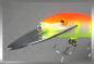 Preview: Nils Master INVINCIBLE DEEP RUNNER Metal Lip Wobbler, Größe: 15 cm, Farbe: 070 orange/weiß/gelb gestreift, Gewicht: 35 Gramm, schwimmend mit langsamen Auftrieb