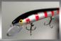 Preview: Nils Master INVINCIBLE Floating Wobbler, Größe: 15 cm, Farbe: 003 Silver Perch Red Stripes, Gewicht: 30 Gramm