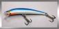 Preview: Nils Master Invincible 8 cm Floating Wobbler, Farbe: blau/weiß/glitter 046, Gewicht: 8 Gramm