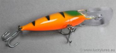 Nils Master HAKA DEEP DIVING 7cm Wobbler, Gewicht: 8 g, Farbe: 189 Orange Perch