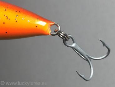 Nils Master HAKA DEEP DIVING 7cm Wobbler, Gewicht: 8 g, Farbe: 274 Black Head Orange Copper Gold