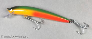 Nils Master Invincible 12 cm Floating Wobbler, Farbe: 052 Blackhead-Rainbow, Gewicht: 24 Gramm