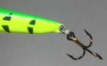 Nils Master INVINCIBLE Floating Wobbler, Größe: 15 cm, Farbe: 088 Green White Fishbones, Gewicht: 30 Gramm