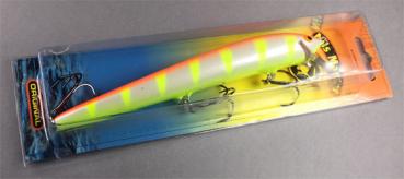 NILS MASTER INVINCIBLE SHALLOW Wobbler schwimmend, 15 cm, Farbe: 070 orange/weiß/gelb, Gewicht: 20 Gramm