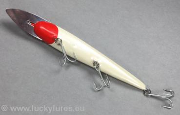 Nils Master INVINCIBLE DEEP RUNNER Metal Lip Wobbler, Größe: 15 cm, Farbe: 031 Red Head, Gewicht: 35 Gramm, schwimmend mit langsamen Auftrieb
