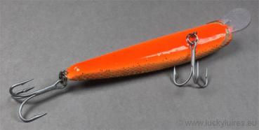 Nils Master INVINCIBLE Floating Wobbler, Größe: 12 cm, Farbe: 152 Orange-Black-Fish, Gewicht: 24 Gramm