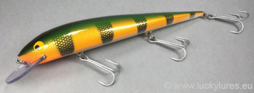 Nils Master Invincible 25 cm Floating Wobbler, Farbe: 007 Real Perch, Gewicht: 120 Gramm