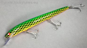 Nils Master Invincible 18 cm Floating Wobbler, Farbe: 175 Fire Snake, Gewicht: 40 Gramm