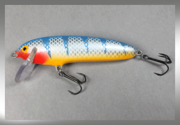 NILS MASTER Jumbo Shallow Wobbler schwimmend, 12 cm, Farbe: 066 Blue Fish, Gewicht: 27 Gramm