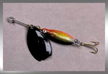 Bete LOTTO Spinner 6 Gramm, Länge: 25 mm, Farbe: 226 Rainbow Fish Glitter