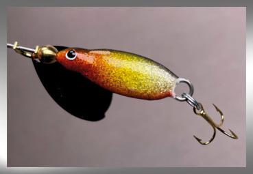 Bete LOTTO Spinner 6 Gramm, Länge: 25 mm, Farbe: 226 Rainbow Fish Glitter