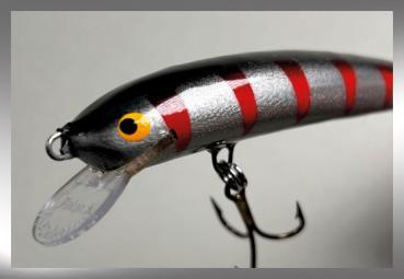 Nils Master INVINCIBLE Floating Wobbler, Größe: 12 cm, Farbe: 003 Silver Perch Red Stripes, Gewicht: 24 Gramm