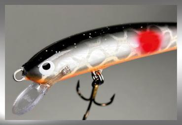 Nils Master Invincible 12 cm Floating Wobbler, Farbe: 035 Big Scale Red Dot, Gewicht: 24 Gramm