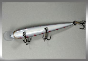 Nils Master INVINCIBLE Floating Wobbler, Größe: 15 cm, Farbe: 003 Silver Perch Red Stripes, Gewicht: 30 Gramm