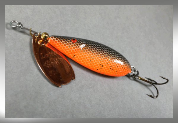 Bete LOTTO Spinner 12 Gramm, Länge: 45 mm, Farbe: 252 Orange Black Fish