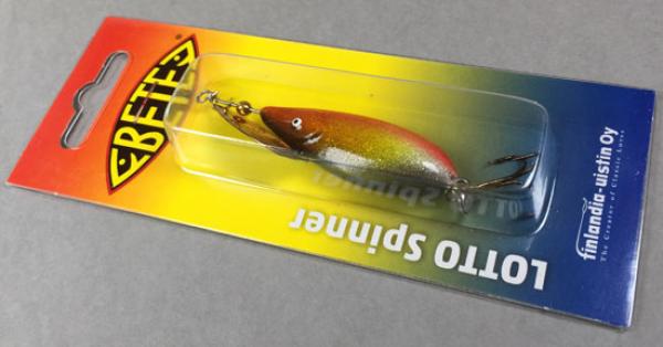 Bete LOTTO Spinner 12 Gramm, Länge: 45 mm, Farbe: 226 Rainbow Fish Glitter