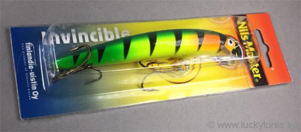 Nils Master INVINCIBLE Floating Wobbler, Größe: 12 cm, Farbe: 027 Orange Head Tiger, Gewicht: 24 Gramm