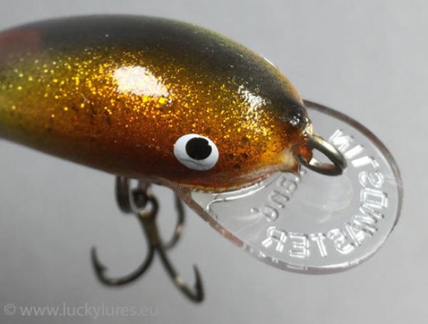 Nils Master INVINCIBLE Deep Running DR Wobbler, Größe: 5 cm, Farbe: 226 Rainbow Fish Glitter, Gewicht: 6 Gramm