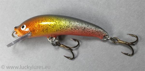 Nils Master INVINCIBLE Deep Running DR Wobbler, Größe: 5 cm, Farbe: 226 Rainbow Fish Glitter, Gewicht: 6 Gramm