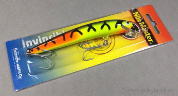 Nils Master INVINCIBLE Floating Wobbler, Größe: 12 cm, Farbe: 024 Pike Bones Yellow, Gewicht: 24 Gramm