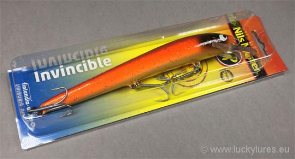 Nils Master INVINCIBLE Floating Wobbler, Größe: 15 cm, Farbe: 274 Black Head Orange Copper Gold, Gewicht: 30 Gramm