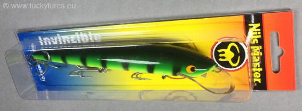 Nils Master INVINCIBLE Floating Wobbler, Größe: 15 cm, Farbe: 160 Sonderfarbe Green Tiger, Gewicht: 30 Gramm
