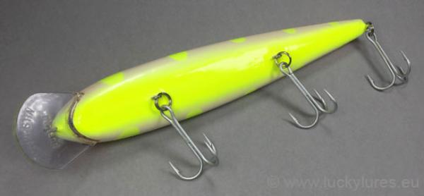 Nils Master Invincible 25 cm Floating Wobbler, Farbe: 070 orange/weiß/gelb gestreift, Gewicht: 120 Gramm