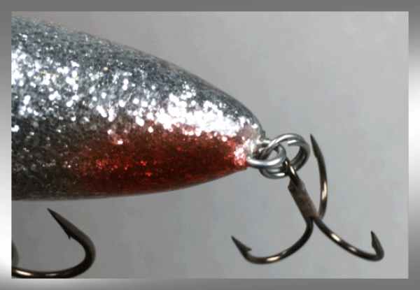 Nils Master Jäpittäjä 7,5 cm Balsaholz-Wobbler, Farbe: 173, sinkend, Lauftiefe 1,5 - 2 Meter