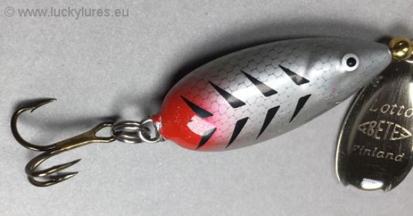 Bete LOTTO Spinner 15 Gramm, Länge: 60 mm, Farbe: XRS 038 Silver Fishbones