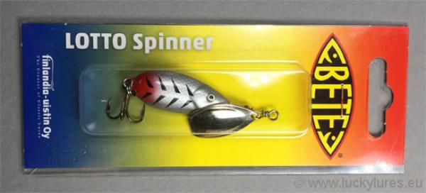 Bete LOTTO Spinner 9 Gramm, Länge: 35 mm, Farbe: XRS 038 Silver Fishbones