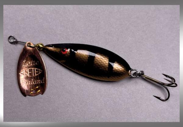 Bete LOTTO Spinner 24 Gramm, Länge: 75 mm, Farbe: 005 Tennessee Perch