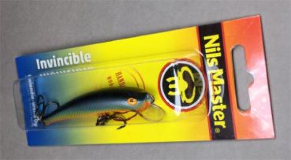 Nils Master INVINCIBLE Floating Wobbler, Größe: 8 cm, Farbe: 015 Prey Fish Orange, Gewicht: 8 Gramm